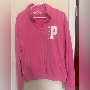 PINK Size Small quarter zip